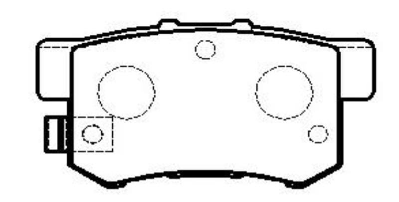 CTR CKHO-8 Disc brake pad set CKHO8