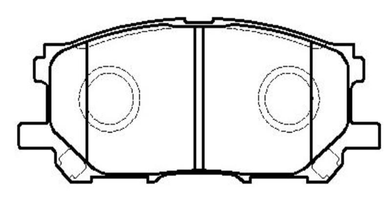 CTR CKT-45 Disc brake pad set CKT45