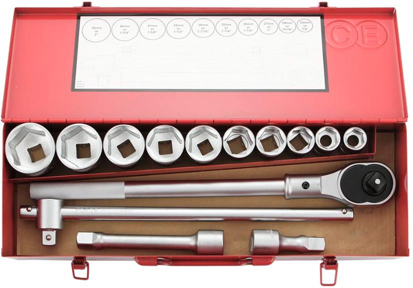 Force Tools 6141 The combined tool kit 3/4 "14 pieces. 6141