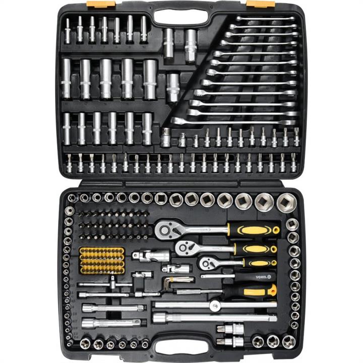 Vorel 58700 Tool kit 216 pr: 1/4, 3/8, 1/2, 6 gr 58700