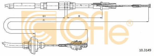103149 Telco Clutch cable