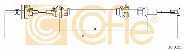 103155 Telco Clutch cable