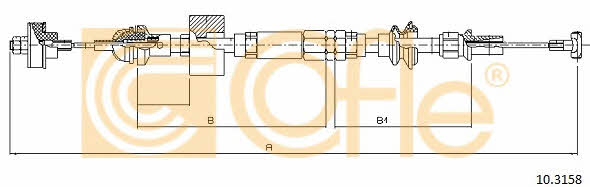 103158 Telco Clutch cable