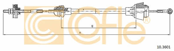 103601 Telco Clutch cable