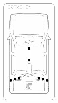 Telco 10.5361 Cable Pull, parking brake 105361