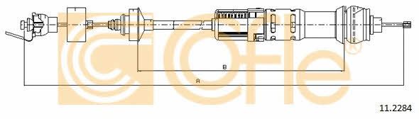 Clutch cable Citroen Xsara: 112284 Telco Clutch cable