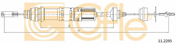 Clutch cable Citroen Berlingo: 112295 Telco Clutch cable