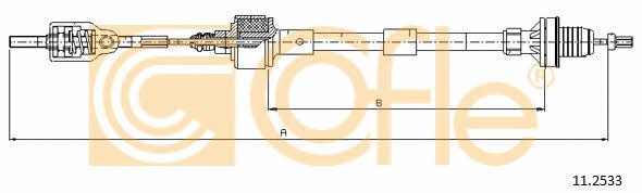 112533 Telco Clutch cable