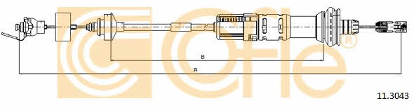 113043 Telco Clutch cable