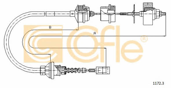 Clutch cable Fiat Ducato: 11723 Telco Clutch cable