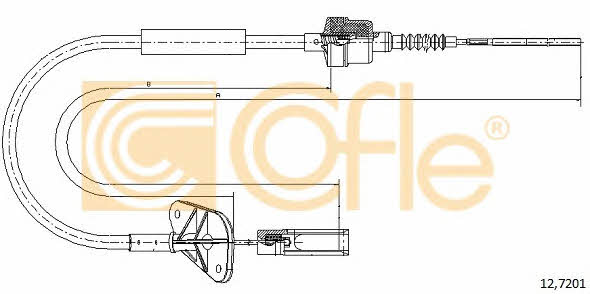 127201 Telco Clutch cable