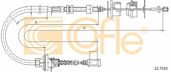 127210 Telco Clutch cable