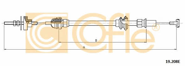 19208E Telco Clutch cable