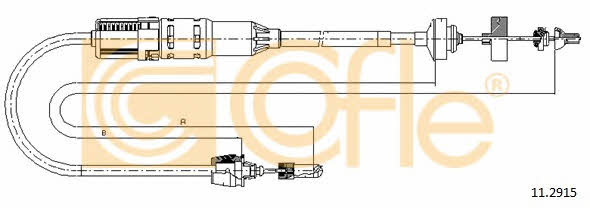 Clutch cable Renault Espace: 112915 Telco Clutch cable