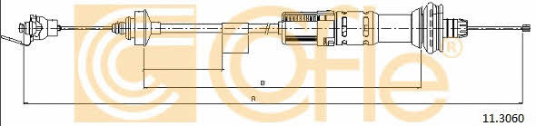 Clutch cable Peugeot 206: 113060 Telco Clutch cable