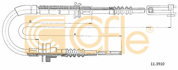 113910 Telco Clutch cable