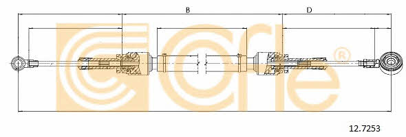 Telco 12.7253 Gearshift drive 127253