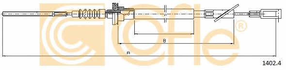 14024 Telco Clutch cable