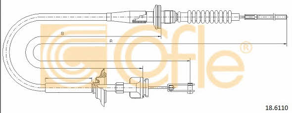 186110 Telco Clutch cable