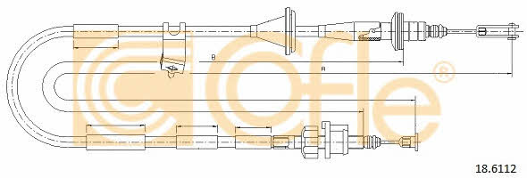 186112 Telco Clutch cable