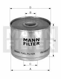 Mann-Filter P 935/2 X Fuel filter P9352X