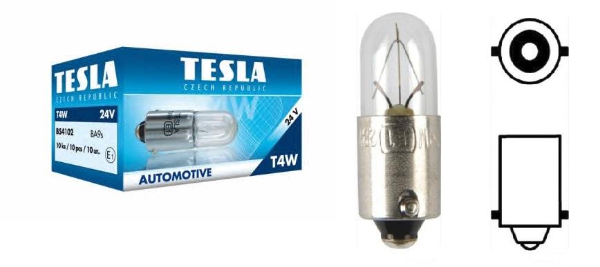 Tesla B54102 Glow bulb T4W 24V 4W B54102