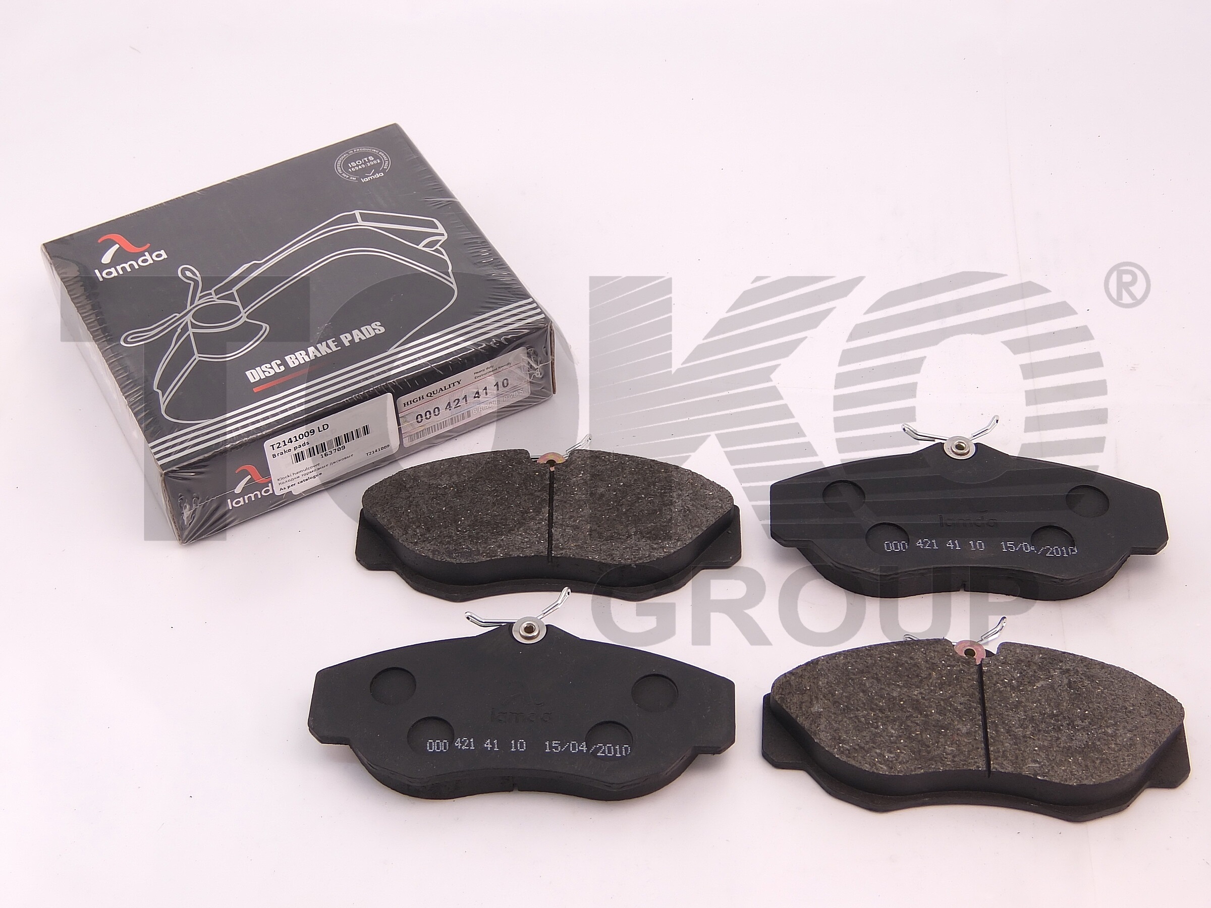 Toko T2141009 LD Rear disc brake pads, set T2141009LD