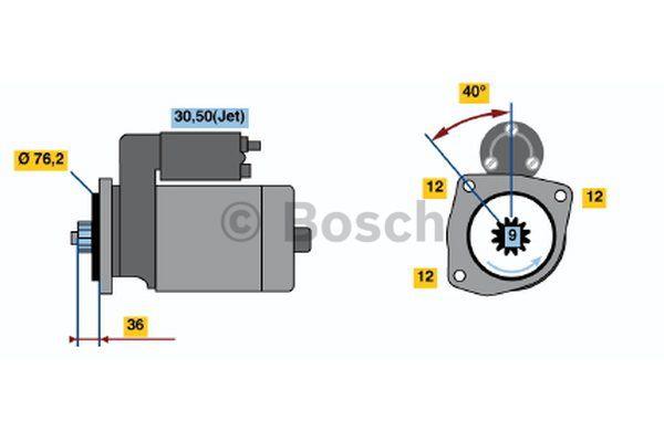 Starter Bosch 0 001 125 035