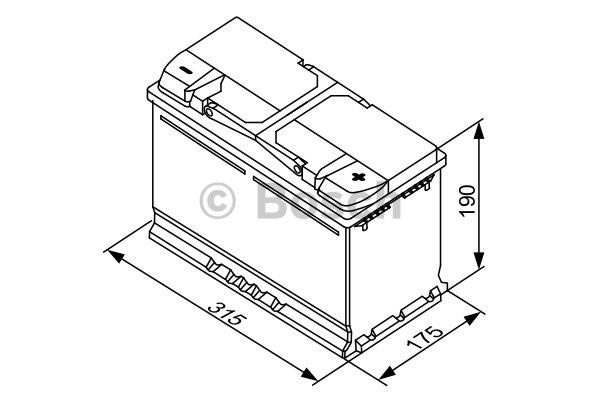 Bosch Battery Bosch 12V 80Ah 740A(EN) R+ – price 500 PLN