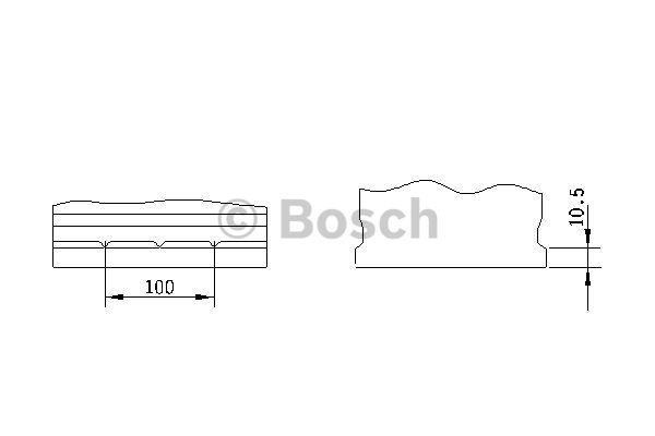Bosch Battery Bosch 12V 95Ah 830A(EN) L+ – price 583 PLN