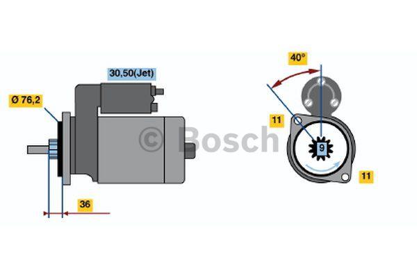 Starter Bosch 0 001 107 020
