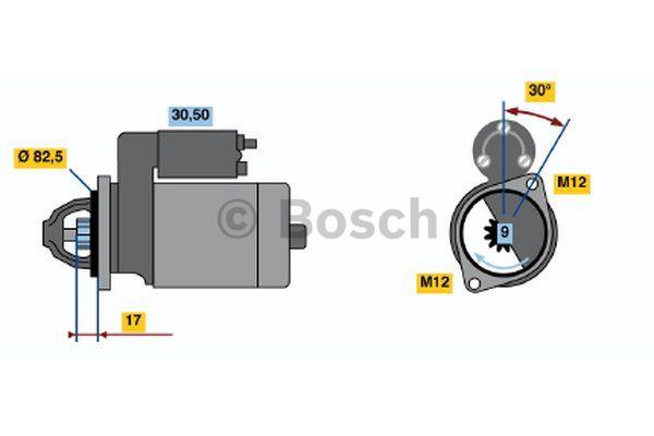 Starter Bosch 0 001 107 073
