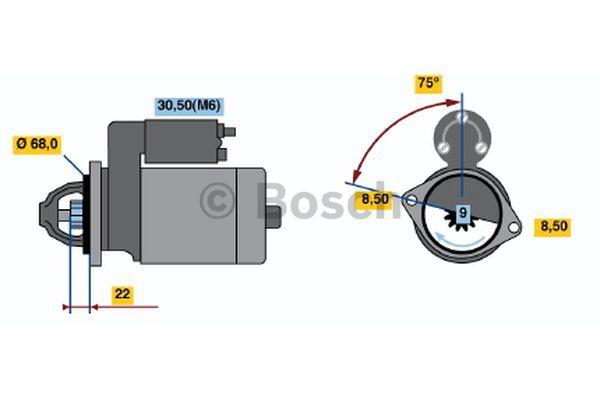 Starter Bosch 0 001 107 401