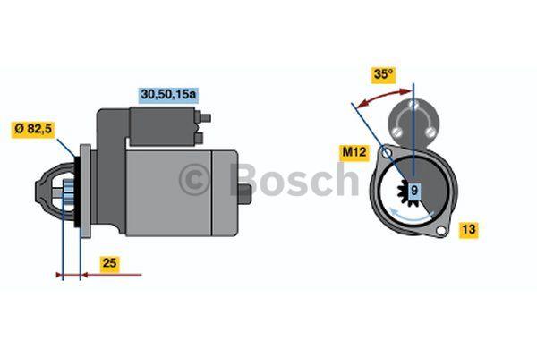 Starter Bosch 0 001 108 101