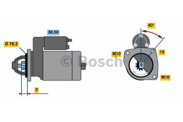 Starter Bosch 0 001 108 166