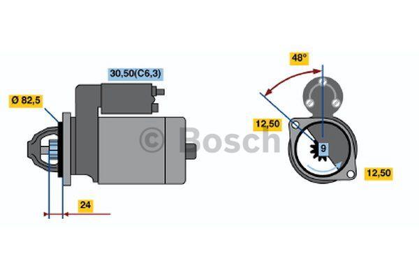 Starter Bosch 0 001 109 047