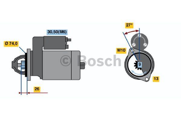 Starter Bosch 0 001 115 016