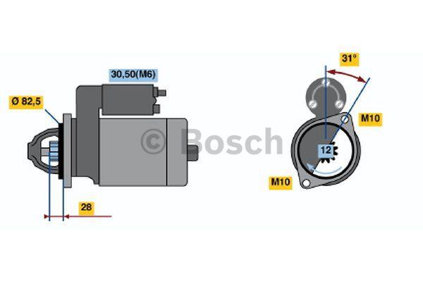 Starter Bosch 0 001 115 074