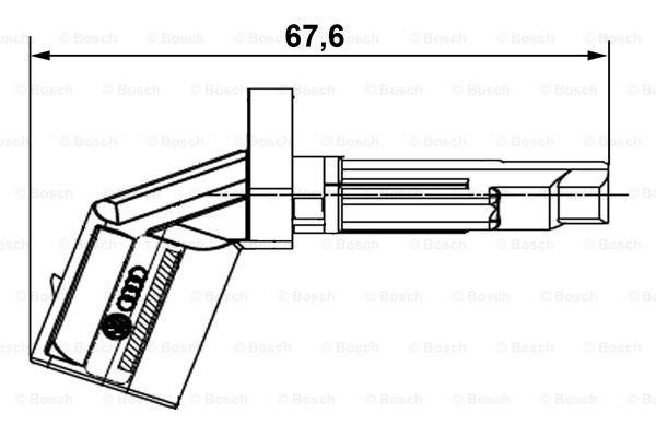 Bosch Sensor ABS – price 65 PLN