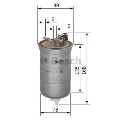 Fuel filter Bosch 0 450 906 261