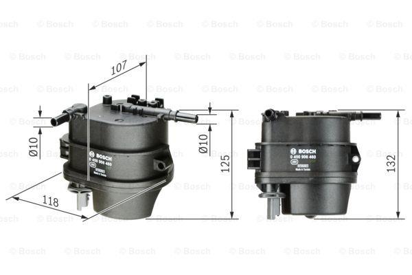 Fuel filter Bosch 0 450 906 460