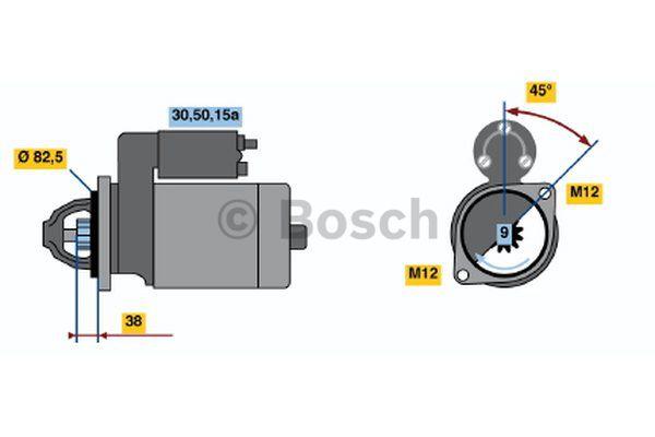 Starter Bosch 0 986 010 650