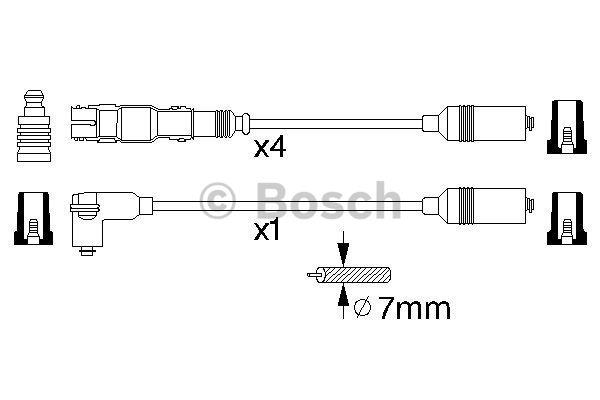 Bosch Ignition cable kit – price 223 PLN