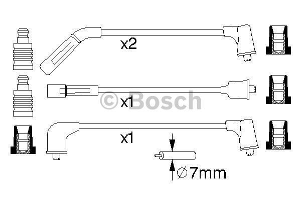 Bosch Ignition lead set – price 56 PLN