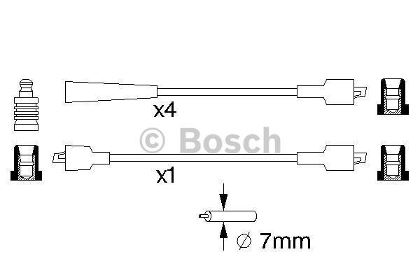 Bosch Ignition lead set – price 53 PLN