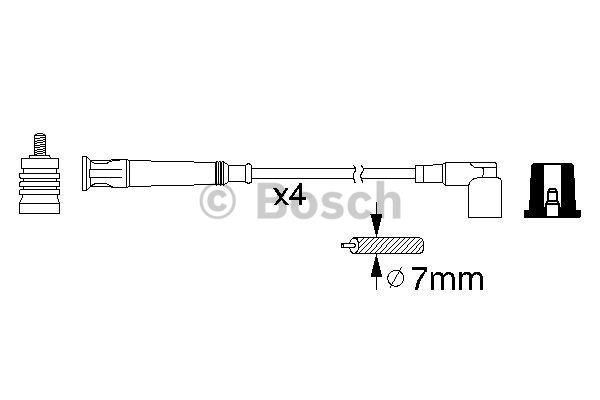 Bosch Ignition lead set – price 282 PLN