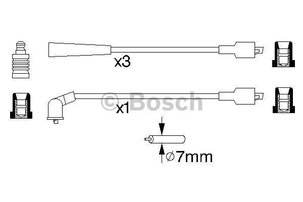 Bosch Ignition lead set – price 43 PLN