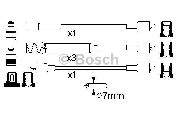 Ignition cable kit Bosch 0 986 356 722