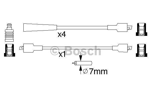 Bosch Ignition cable kit – price 79 PLN