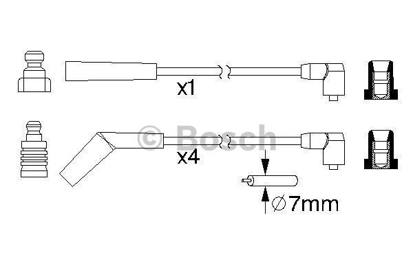 Bosch Ignition lead set – price 53 PLN